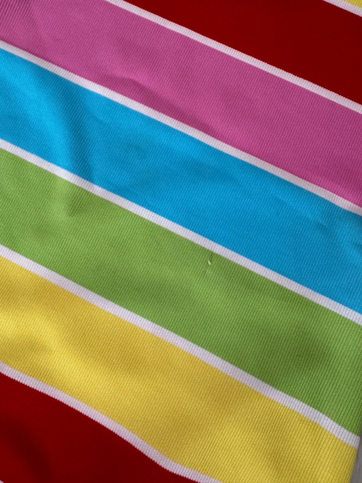 Renkli Mini Elbise, Kısa Kollu, Dar Kesim - Görsel 2