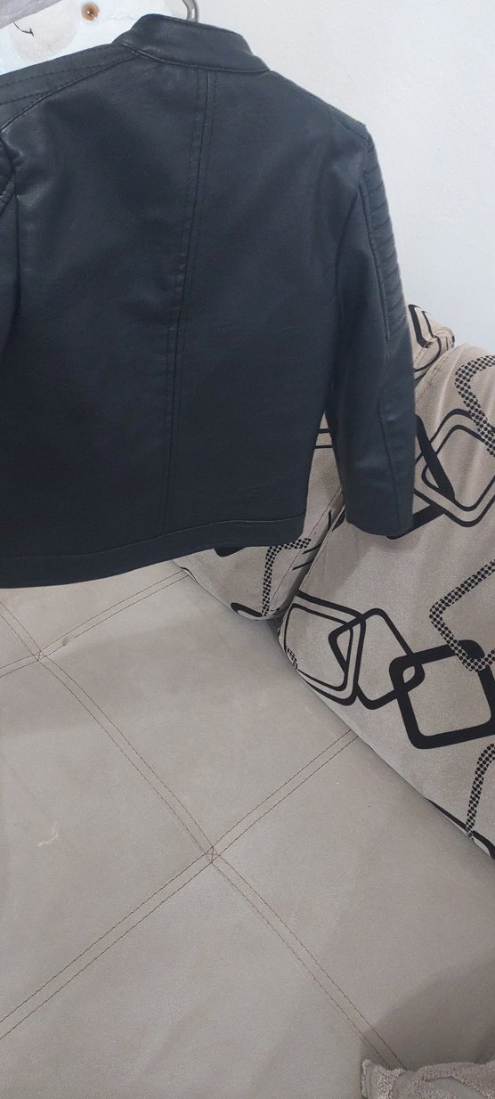 DEFAKTO 5.6.yaş cocuk  Siyah Deri ceket - Görsel 2