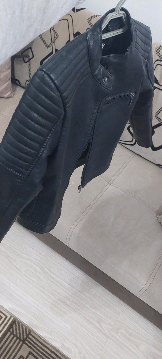 DEFAKTO 5.6.yaş cocuk  Siyah Deri ceket - Görsel 3