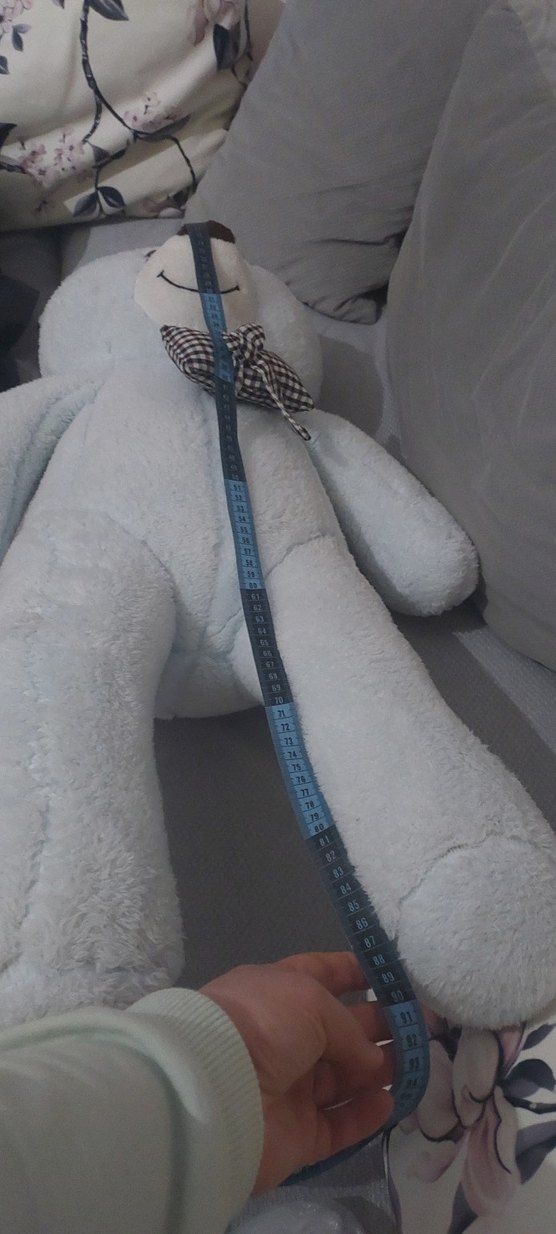 açık mavi  Peluş Ayı Oyuncak - Görsel 2