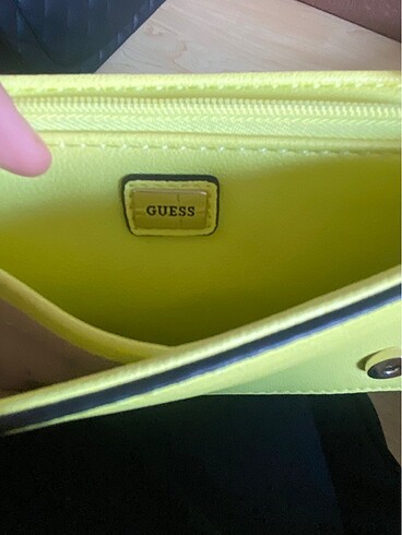  Beden sarı Renk Guess çanta orjinal