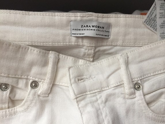 Zara beyaz pantolon