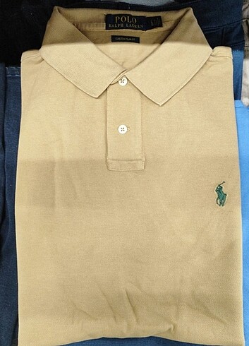 Polo yaka camel