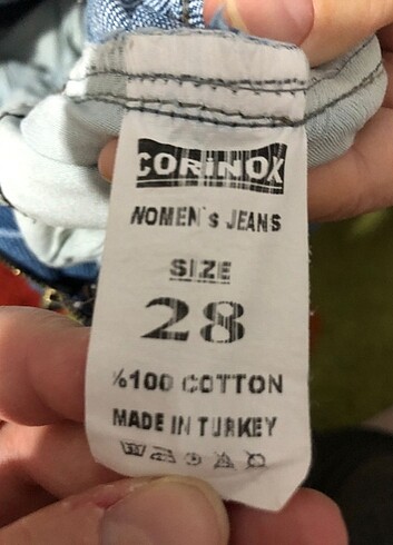 28 Beden Kot pantolon