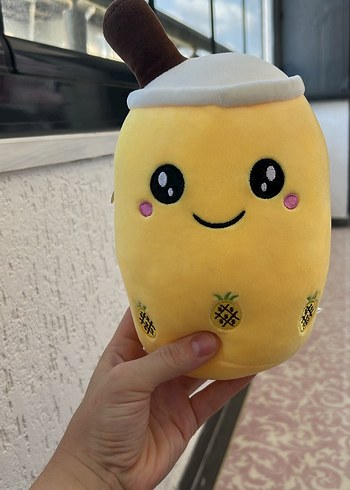 Sarı Ananas Desenli Peluş Oyuncak