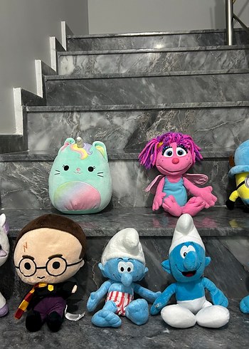 Renkli Peluş Oyuncak Seti