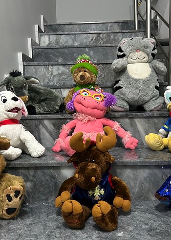 Renkli Peluş Oyuncak Seti