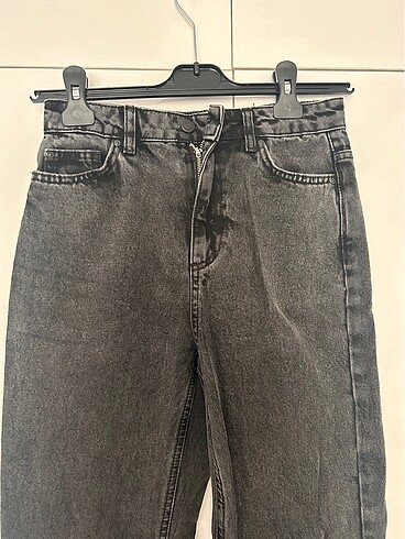 34 Beden gri Renk Mom Jean
