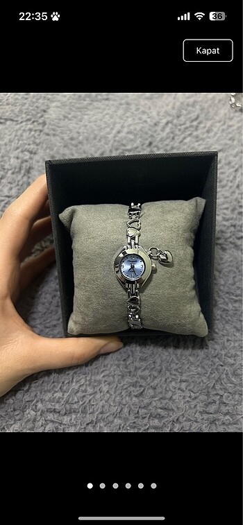 Kalp charm saat