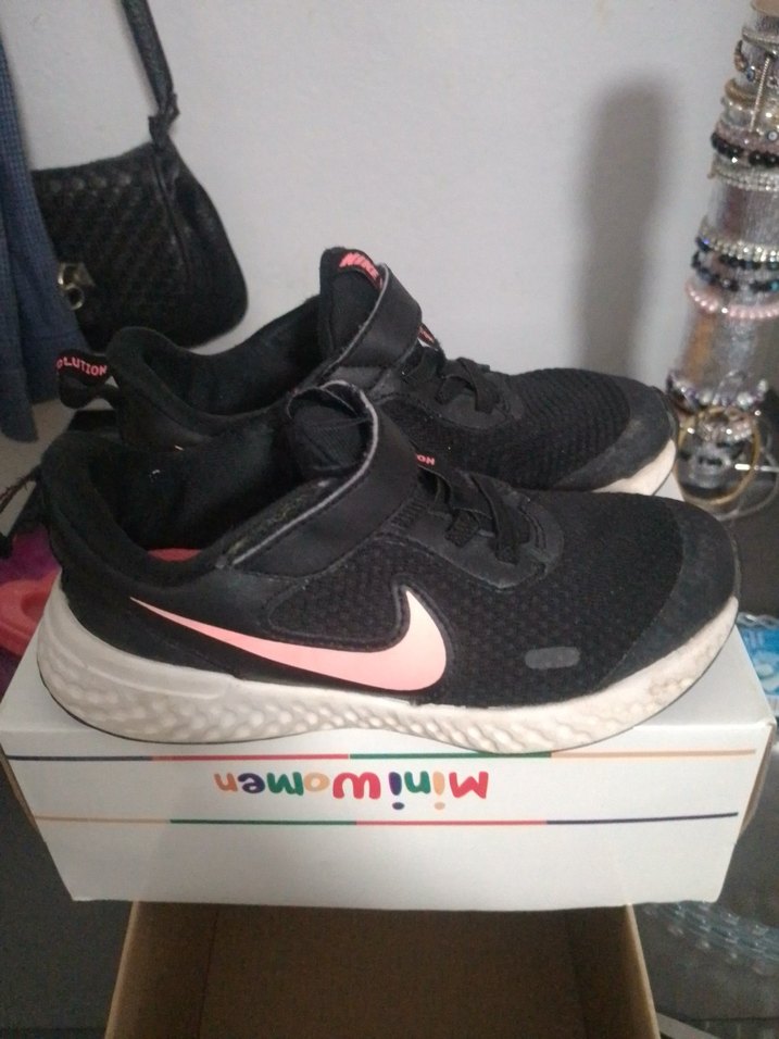 Kız Çocuk Pembe Siyah Spor Ayakkabı - Görsel 2