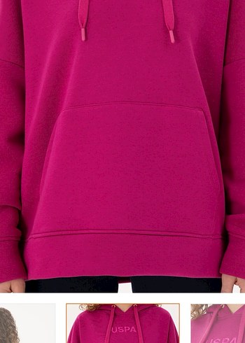 USHA Pembe Kadın Sweatshirt - Görsel 2
