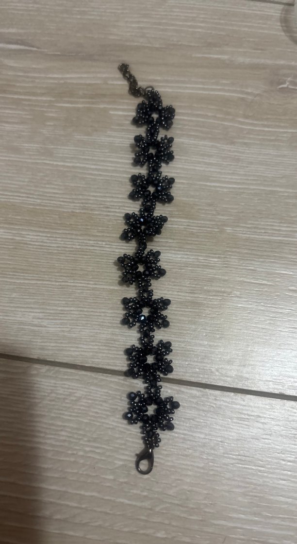 Nakışlı Çok Renkli Boncuklu Kadın Bileklik - Görsel 2