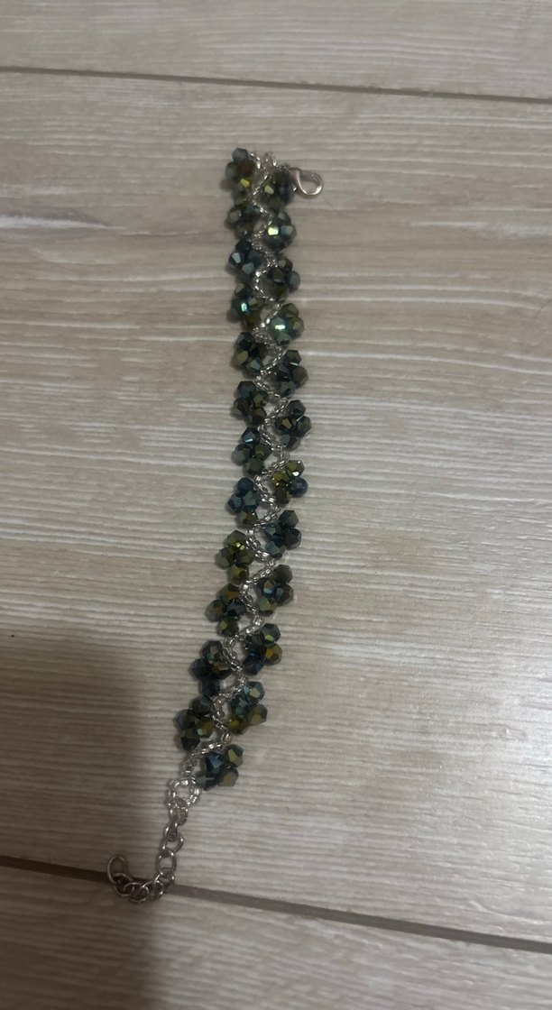 Nakışlı Çok Renkli Boncuklu Kadın Bileklik - Görsel 3