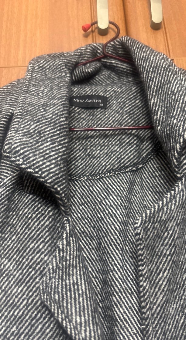 Gri Mini Denim Kadın Ceket - Görsel 2