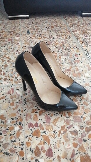 Shoe Tek Siyah stiletto 