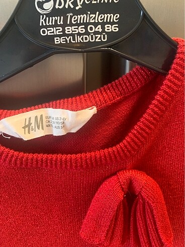 H&M 1 kere giyildi 2-4 yaştır