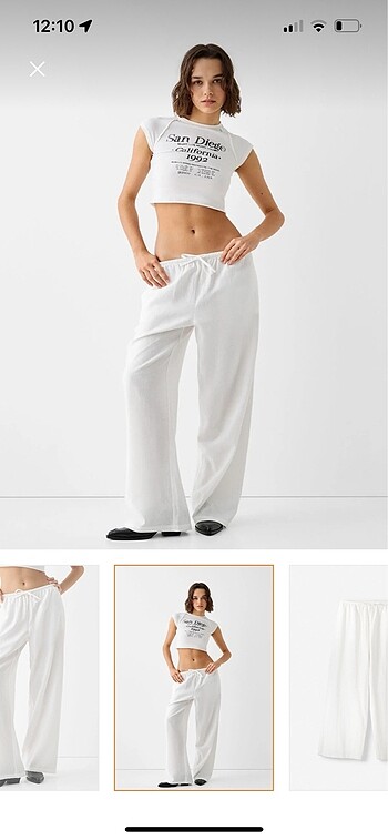 BERSHKA KETEN PANTOLON