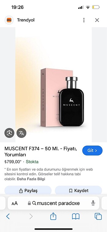 MUSCENT PRADA PRADOXE