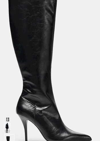 Siyah zara Çizme - Görsel 3