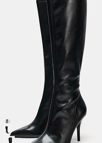 Siyah zara Çizme - Görsel 4