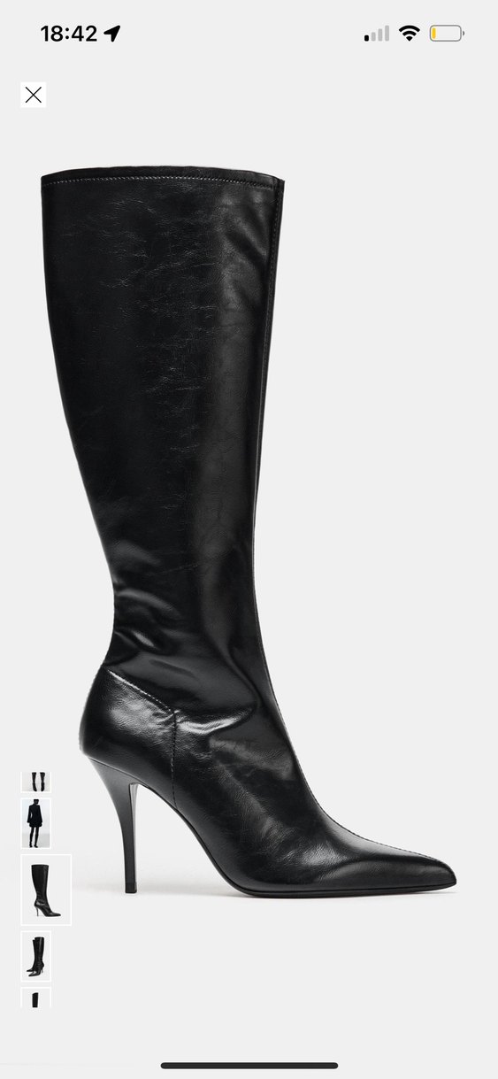 Siyah zara Çizme - Görsel 3