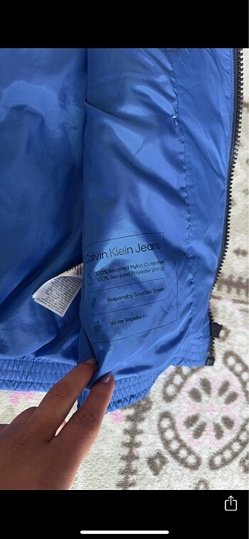 m Beden Calvin klein şişme yelek