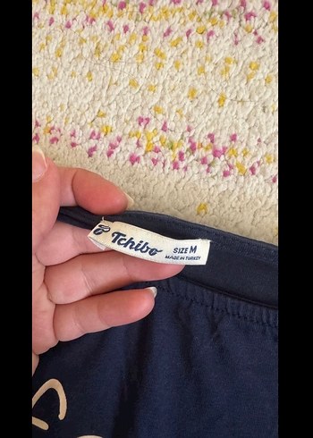 Mavi Pamuklu Uzun Kollu Tişört - Görsel 2