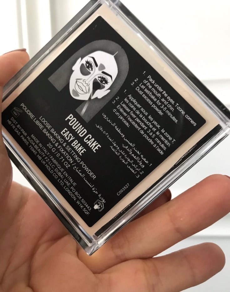 HUDA BEAUTY Easy Bake Loose Puder Pound Cake - Görsel 2