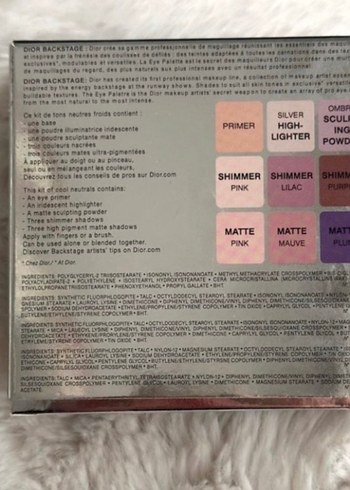 Dior Backstage Göz Farı Paleti - Görsel 3