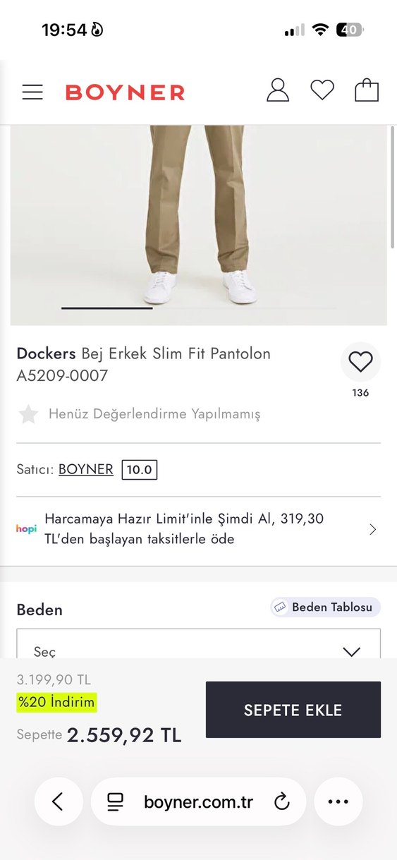 Dockers Erkek Pantolon - Görsel 5