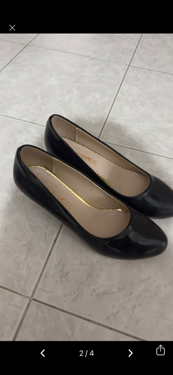 Siyah Kadın Klasik Topuklu Ayakkabı - Görsel 2