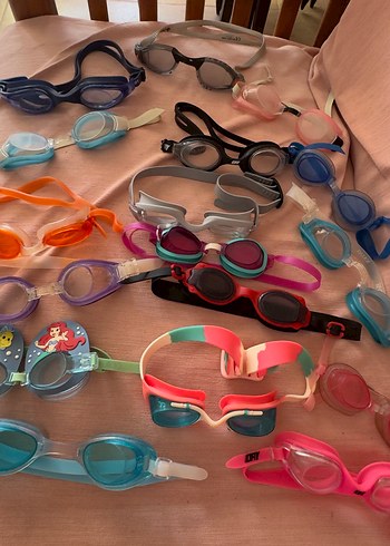 Renkli Elastik Yüzücü Gözlükleri - Görsel 3