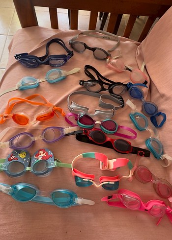 Renkli Elastik Yüzücü Gözlükleri - Görsel 6