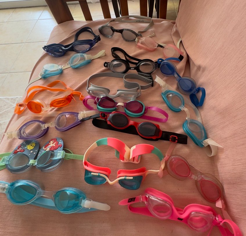 Renkli Elastik Yüzücü Gözlükleri - Görsel 5