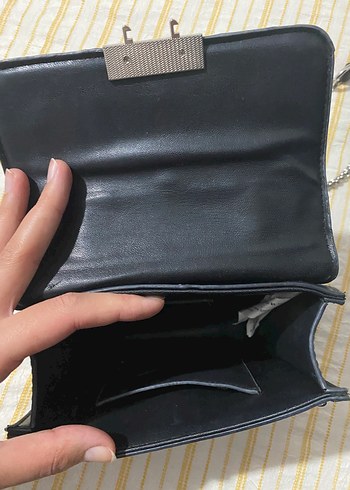 Tokalı Siyah Deri Gotik Kadın Çanta - Görsel 5