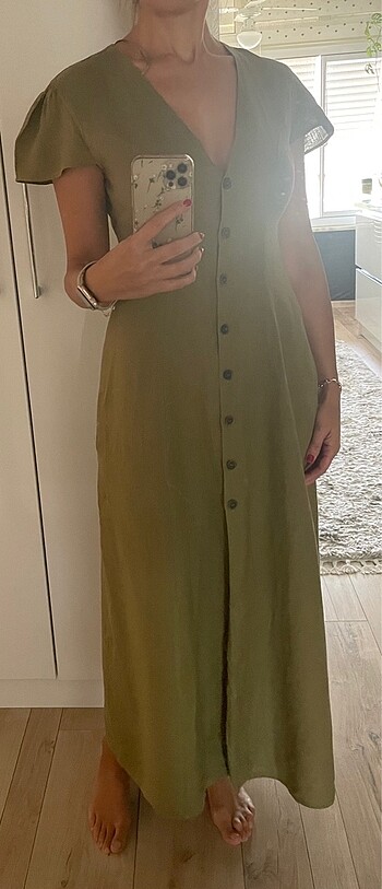 s Beden haki Renk ZARA ELBİSE