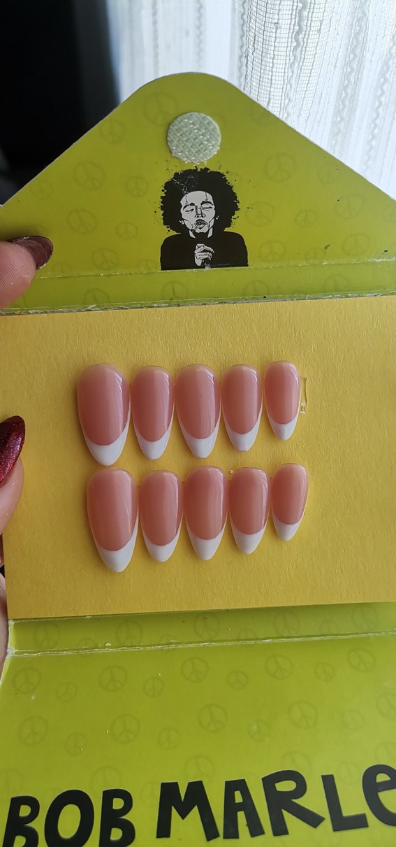 Bej Fransız Tasarımlı Takma Tırnak Seti - Görsel 5