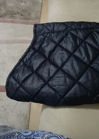 40 Beden siyah Renk Kürk Detaylı Siyah Kapüşonlu Kadın Yelek