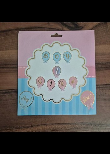 Cinsiyet Belirleme Parti Seti - Görsel 4