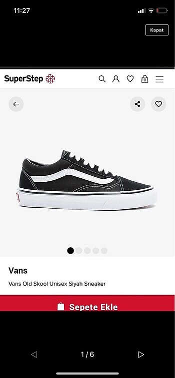 Vans ayakkabı