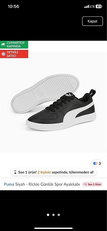 Puma ayakkabı