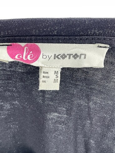 m Beden siyah Renk Koton T-shirt %70 İndirimli.