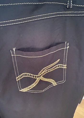 Faik Sönmez Siyah KadınBermuda Şort - Görsel 5