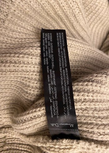 Massimo Dutti krop vizon Örgü Kadın Kazak - Görsel 6