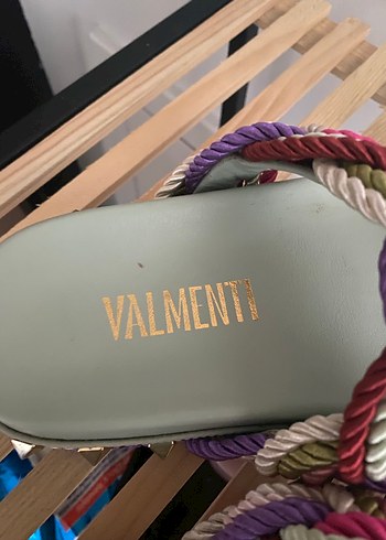 Valmenti Bohem Çok Renkli Örgü Kadın Sandalet - Görsel 5