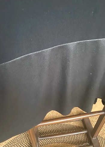 Polo Garage Siyah Salaş Kadın Bluz, Uzun Kollu, Midi Boy - Görsel 4