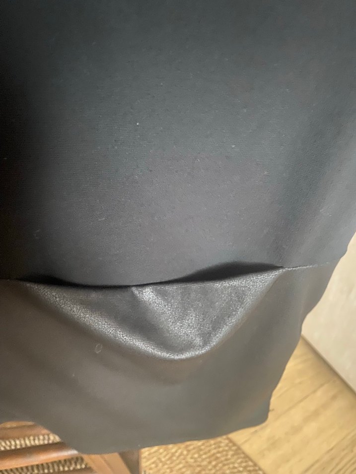 Polo Garage Siyah Salaş Kadın Bluz, Uzun Kollu, Midi Boy - Görsel 5