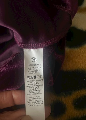 Vakko Bordo Drapeli Kadın Bluz - Görsel 4