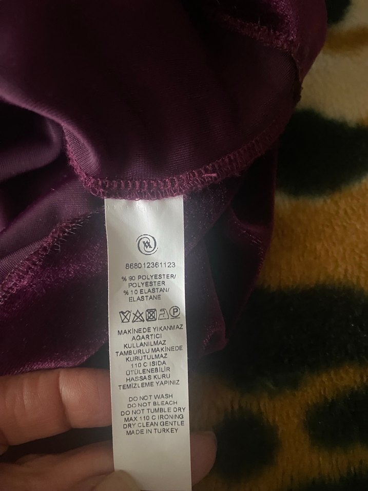 Vakko  Bordo Drapeli Kadın Bluz - Görsel 4