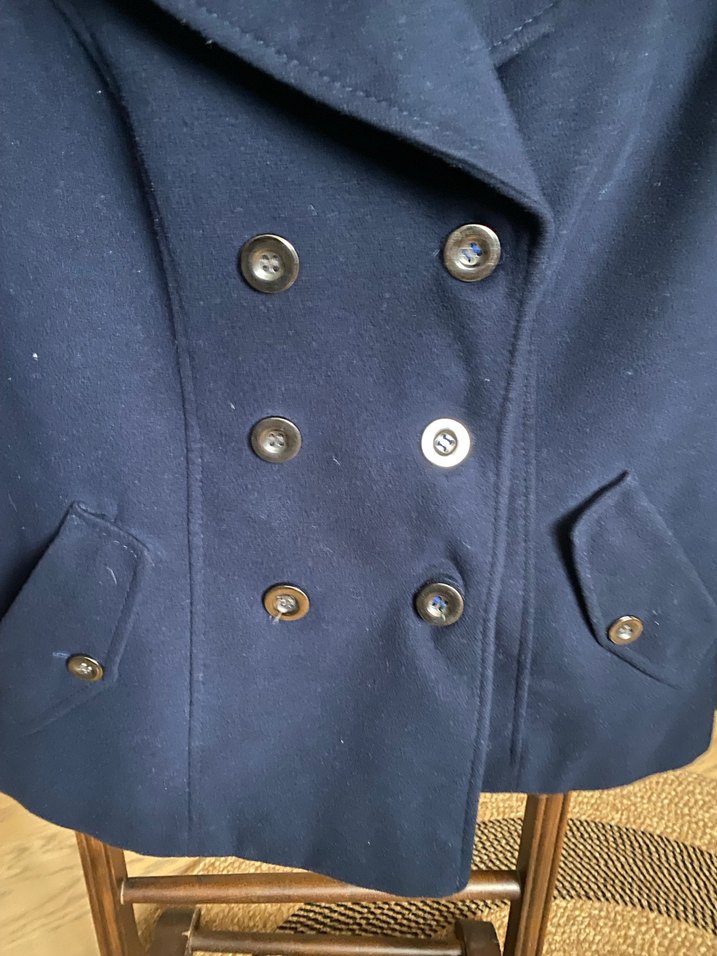 Marks Spencer Çift Düğmeli Lacivert Kaban - Görsel 2